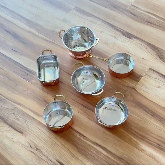 French Country Mini Copper Cookware Set - Picture 4 of 6